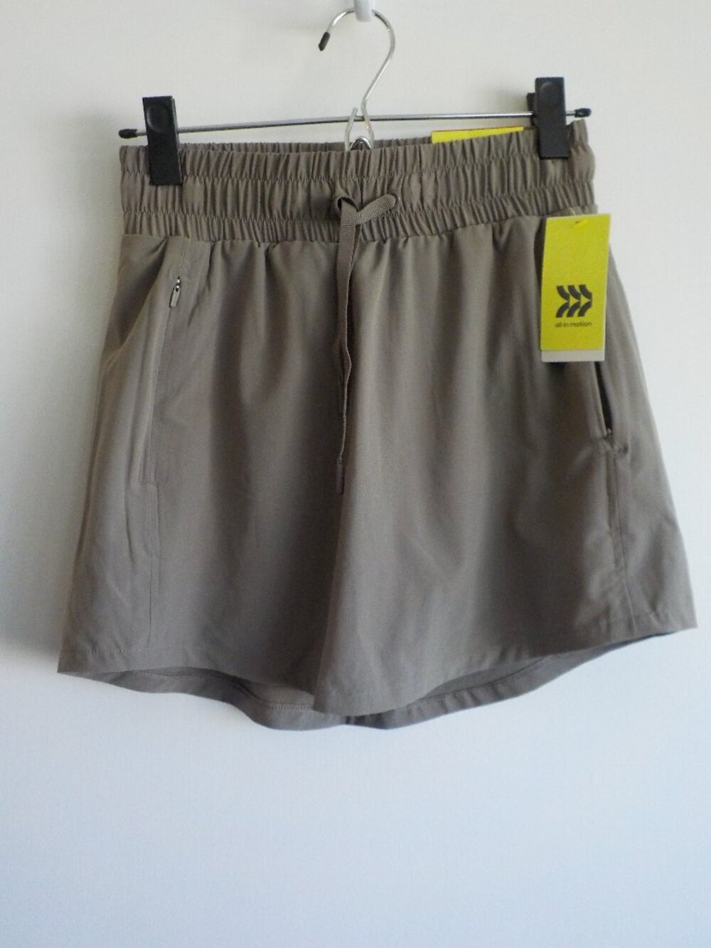 All In Motion Skort - X-Small - NWT - High Rise Tan UV Protection (840)